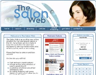 View The Salon Web website project details